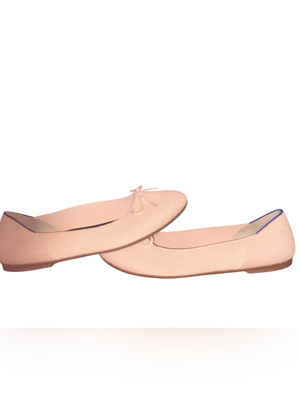 Rothy’s The Ballet Flat in Ballerina Pink with Bow – Women's Size 9.5 - Picture 6 of 10